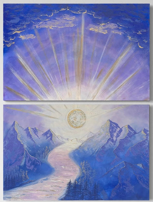 Prakriti and Purusha Diptych